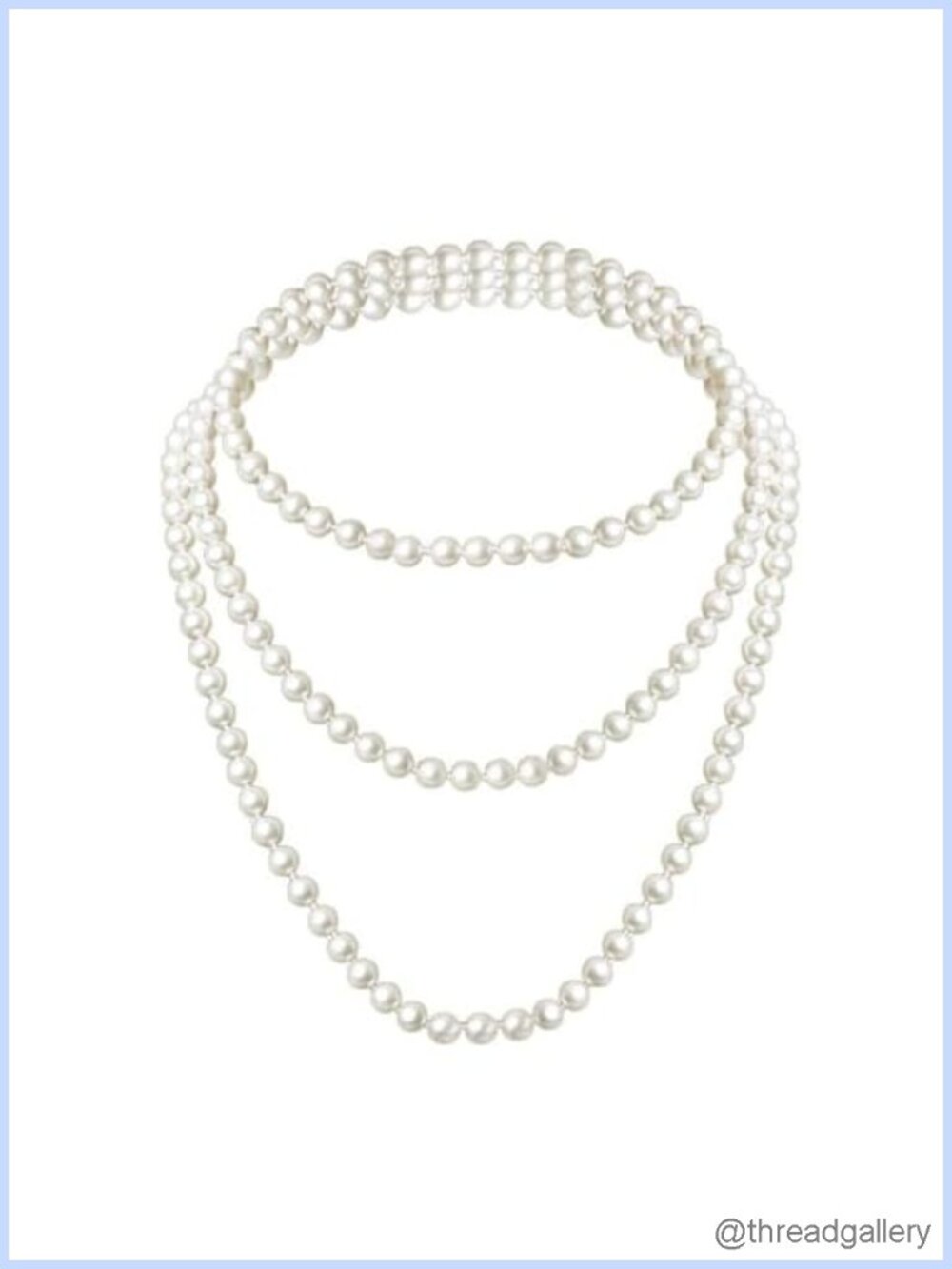 70 Inch Long Pearl Necklace 8mm Layering Strand for Bridal Wedding